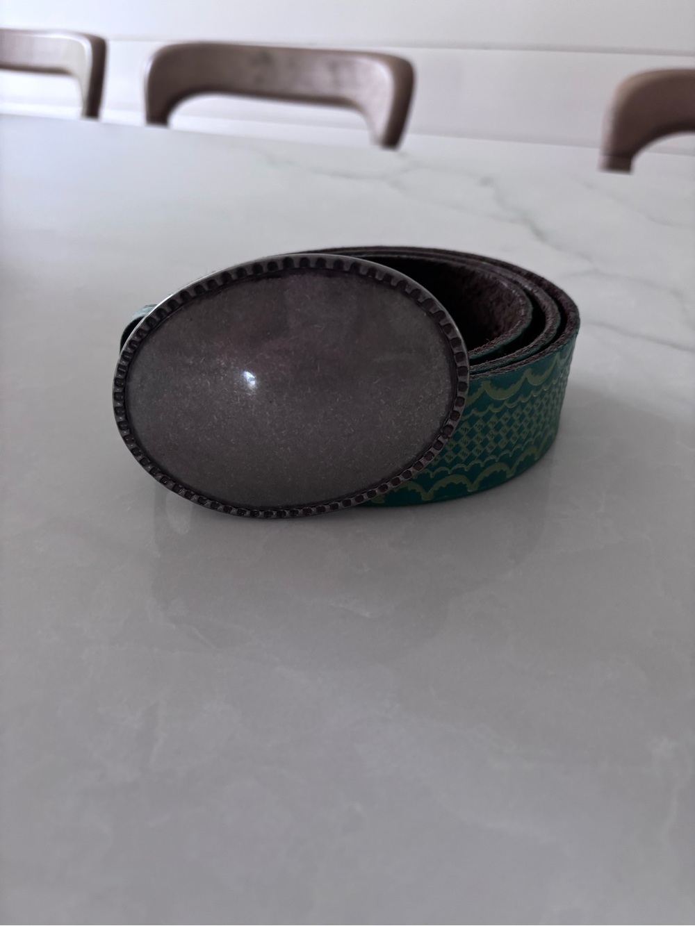 Free people Turquoise belt bnwot XL
